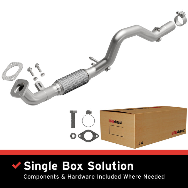 2015-2020 Jeep Renegade Direct-Fit Front Pipe Kit 107-0280 stainless steel