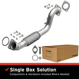 2008-2013 Nissan Rogue Direct-Fit Front Pipe Kit 107-0266 stainless steel