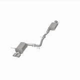 Fits 2003-2004 INFINITI G35 3.5L Direct-Fit Replacement Exhaust System 106-0160 aluminized steel