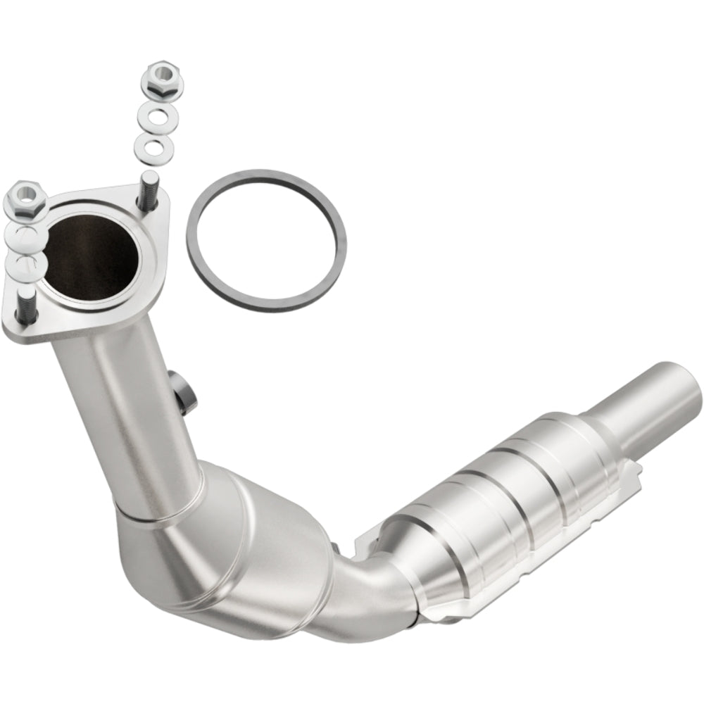 MagnaFlow direct-fit catalytic converter for 2010-2011 Chevy Camaro 3.6L driver side stainless steel CARB compliant OBDII 49937