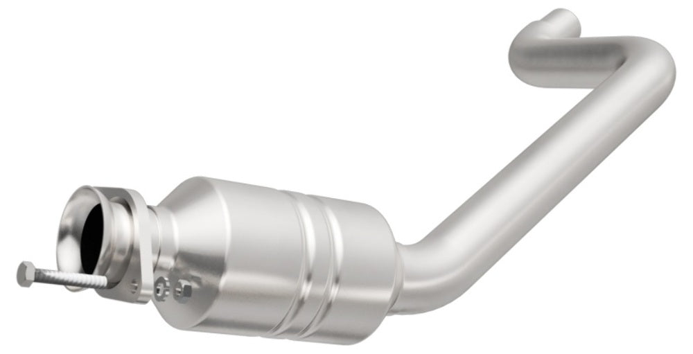 MagnaFlow direct-fit catalytic converter fits 2010-2012 Jaguar XF and Jaguar XFR, this and 2010-2012 Jaguar XF 5.0L stainless steel CARB compliant OBDII 52003