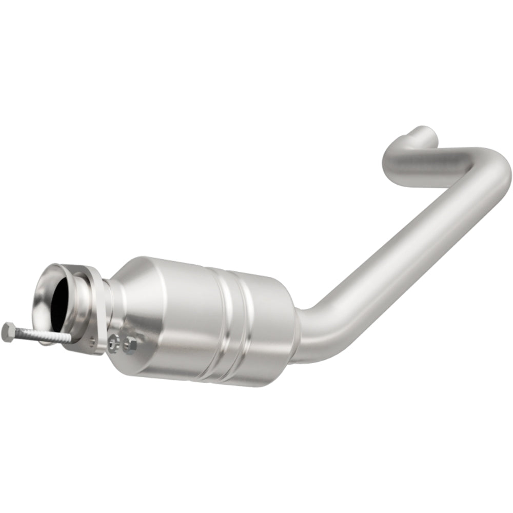MagnaFlow direct-fit catalytic converter fits 2010-2012 Jaguar XF and Jaguar XFR, this and 2010-2012 Jaguar XF 5.0L stainless steel CARB compliant OBDII 52003