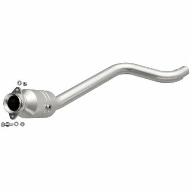 MagnaFlow direct-fit catalytic converter fits 2010-2012 Jaguar XF and Jaguar XFR, this and 2010-2012 Jaguar XF 5.0L stainless steel CARB compliant OBDII 52004