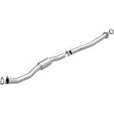 MagnaFlow direct-fit catalytic converter fits 2010-2012 Subaru Outback and Subaru Legacy, this and 2010-2012 Outback 2.5L stainless steel CARB compliant 52726