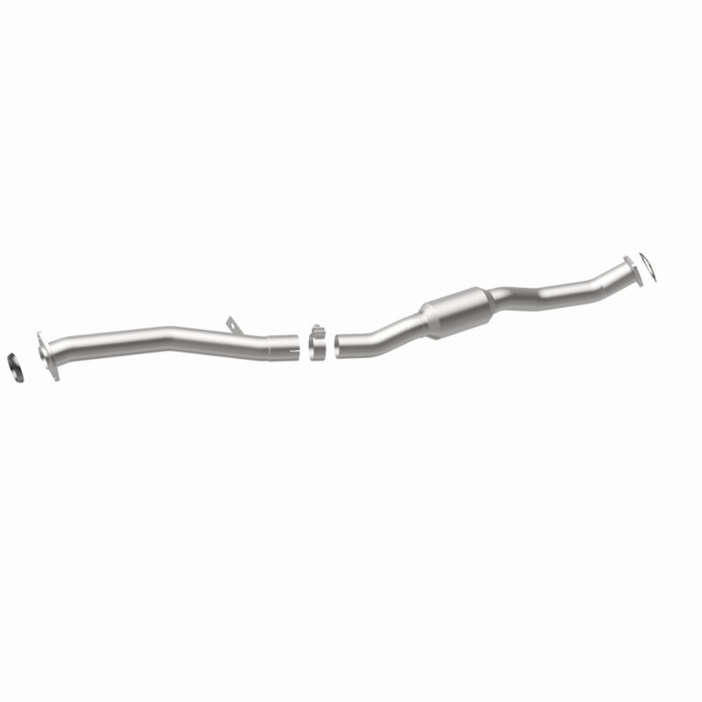 MagnaFlow direct-fit catalytic converter fits 2010-2012 Subaru Outback and Subaru Legacy, this and 2010-2012 Outback 2.5L stainless steel CARB compliant 52726