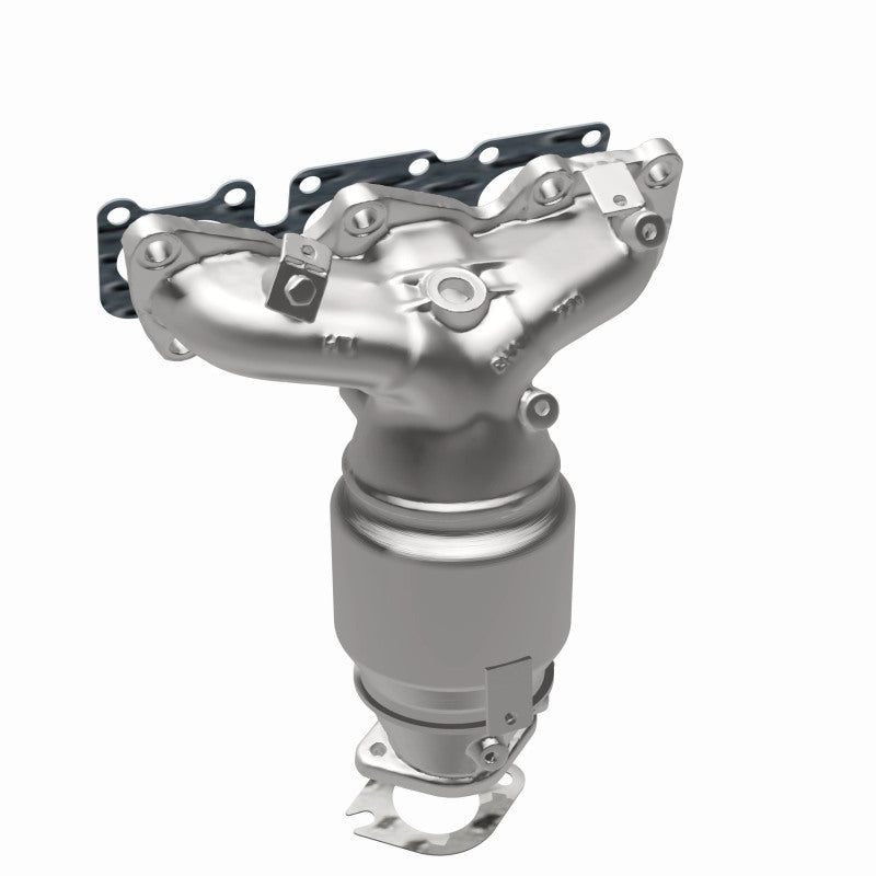 MagnaFlow direct-fit catalytic converter for 2011-2013 Hyundai Santa Fe 3.5 inch inlet/outlet stainless steel CARB compliant 52737