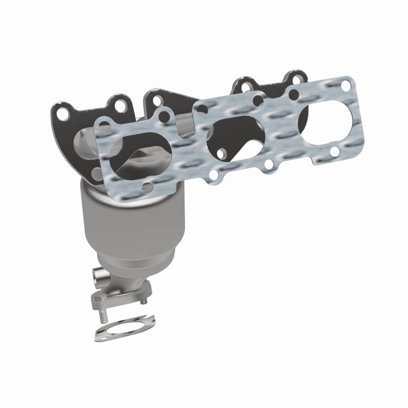 MagnaFlow direct-fit catalytic converter for 2011-2013 Hyundai Santa Fe 3.5 inch inlet/outlet stainless steel CARB compliant 52743