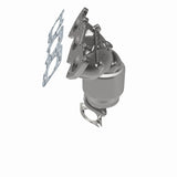 MagnaFlow direct-fit catalytic converter for 2011-2013 Hyundai Santa Fe 3.5 inch inlet/outlet stainless steel CARB compliant 52743