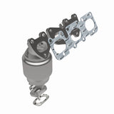 MagnaFlow direct-fit catalytic converter for 2011-2013 Hyundai Santa Fe 3.5 inch inlet/outlet stainless steel CARB compliant 52743