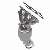 MagnaFlow direct-fit catalytic converter for 2011-2013 Hyundai Santa Fe 3.5 inch inlet/outlet stainless steel CARB compliant 52743