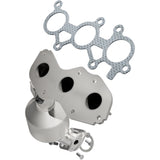 MagnaFlow direct-fit catalytic converter fits 2011-2016 Toyota Highlander and 2010-2015 Lexus RX450h, this and 2010-2014 RX450H 3.5L Right 3.5L stainless steel CARB compliant OBDII