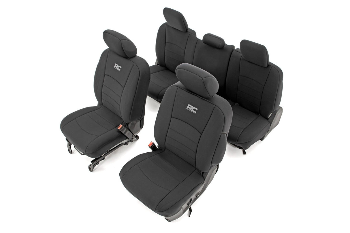 Rough Country Seat Covers - FR Bucket RR Full Bench - Ram 1500 (09-18) 2500/3500 (10-18) - 91068