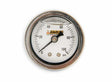 Pressure Gauge - 100187ERL AN fitting black stainless steel
