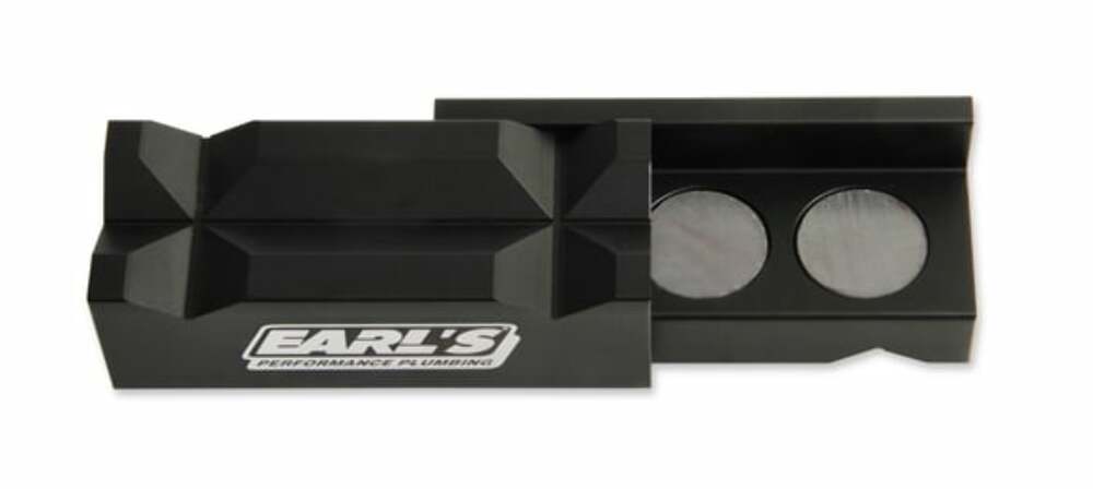 4 Black Aluminum Vice Jaws - 1004ERL
