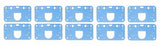 Holley Metering Block Gasket 10PK - 1008-1907-1