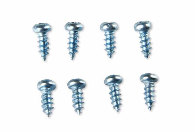Mr. Gasket trans am camaro hood pin kit 7/16 w/ SAFETY PINS w/ SCREW IN PLATES 7/16-20 thread chrome steel 2493