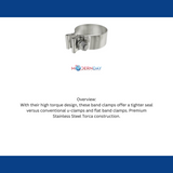 MagnaFlow exhaust clamp 2.25 inch stainless steel 10161