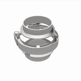 MagnaFlow exhaust clamp 2.5 inch stainless steel 10168