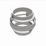 MagnaFlow exhaust clamp 3 inch stainless steel 10169
