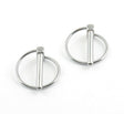 Mr. Gasket torsion clips set of 2 chrome steel 1017A