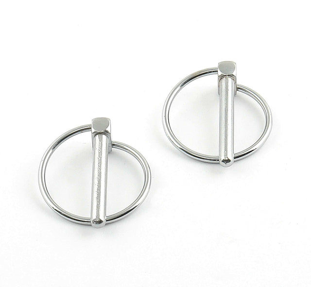Mr. Gasket torsion clips set of 2 chrome steel 1017A