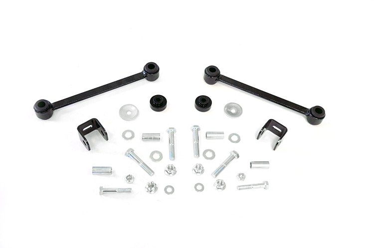 Fits Ford F-250 4WD (1980-1997) Sway Bar Links; Front; 4 Inch Lift; 1022