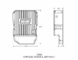 B&M Hi-Tek Deep Trans Pan for Chrysler, Dodge & Jeep NAG-1 Transmissions - 10300