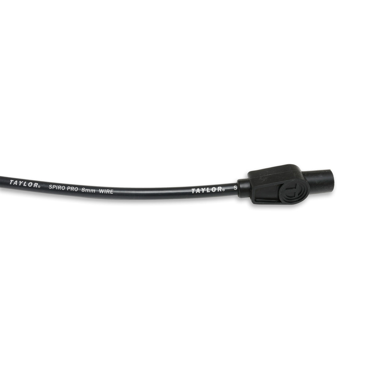 Spark Plug Wire Set Universal 8mm Silicone Spiro Pro 180? 350 ohm/ft Black 73055