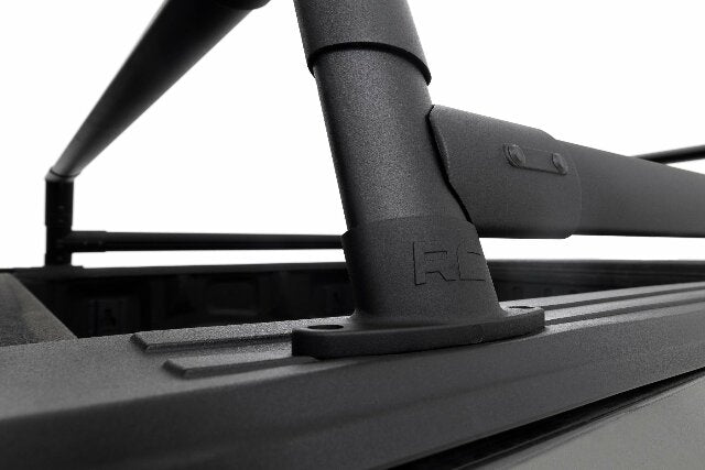 Fits Ford F-150 2WD/4WD (2015-2024) Bed Rack; Half Rack; Aluminum; 10407