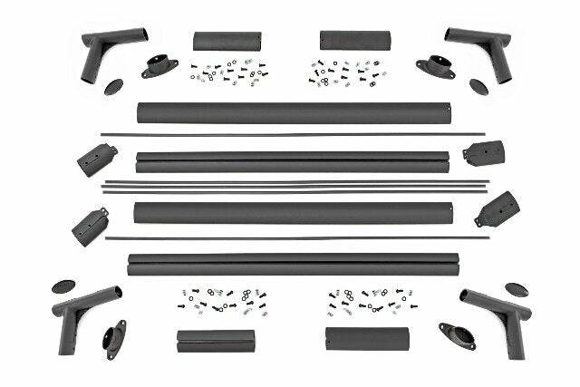 Fits Ford F-150 2WD/4WD (2015-2024) Bed Rack; Half Rack; Aluminum; 10407