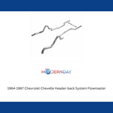 Exhaust system for 1964-1967 Chevy Chevelle Exhaust stainless steel