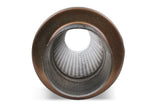 Round Performance Muffler 2.50 Inlet/ 2.50 Outlet 10416-FM 409 Stain 10415