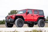 Fits Jeep Wrangler JK (07-18) Replacement Grille; Angry Eyes; 10524