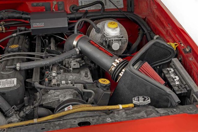 Fits Jeep Cherokee XJ 2WD/4WD (1991-2001) Cold Air Intake Kit; 4.0L; 10552