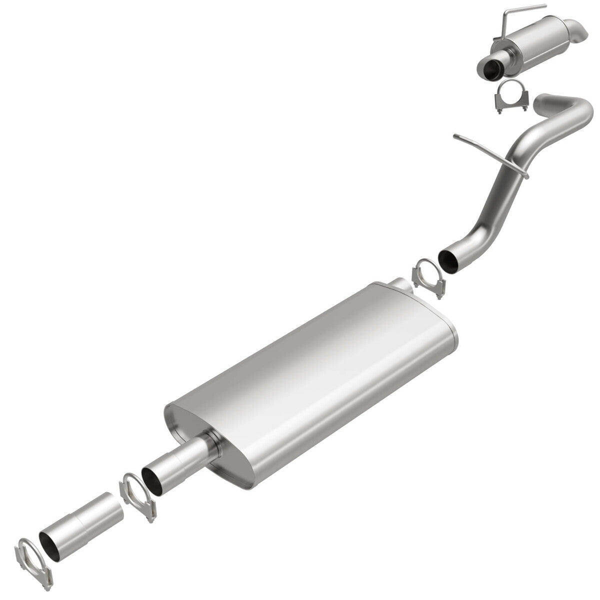 Fits 2007-2011 Dodge Nitro Direct-Fit Replacement Exhaust System 106-0047