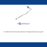Fits 2000-2005 Pontiac Bonneville Direct-Fit Replacement Exhaust System 106-0072 aluminized steel