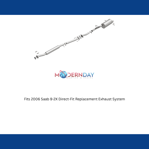 Fits 2006 Saab 9-2X Direct-Fit Replacement Exhaust System 106-0093