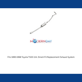 Fits 1995-1998 Toyota T100 3.4L Direct-Fit Replacement Exhaust System 106-0146 aluminized steel