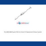 Fits 1995-1998 Toyota T100 3.4L Direct-Fit Replacement Exhaust System 106-0147