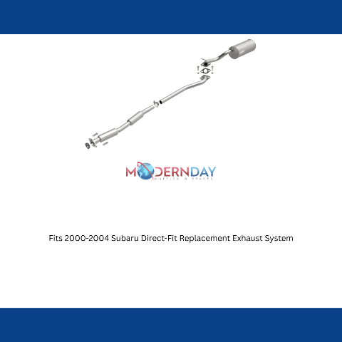 Fits 2000-2004 Subaru Direct-Fit Replacement Exhaust System 106-0174 aluminized steel