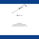 Fits 2000-2004 Toyota Tacoma 2.7L Direct-Fit Replacement Exhaust System 106-0219 aluminized steel