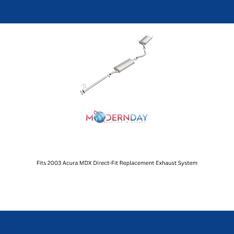 Fits 2003 Acura MDX Direct-Fit Replacement Exhaust System 106-0277 steel