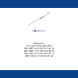 Fits 1987-1995 Ford Direct-Fit Replacement Exhaust System 106-0278 aluminized steel