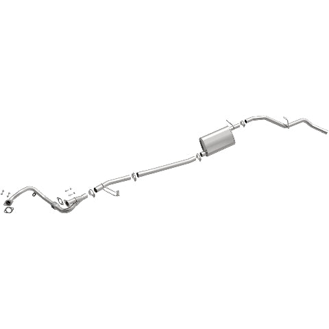 Fits 2003-2004 Nissan Frontier 3.3L Direct-Fit Replacement Exhaust 106-0321 aluminized steel