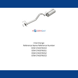 1991-1995 Toyota Previa 2.4L Direct-Fit Replacement Exhaust System 106-0324 aluminized steel