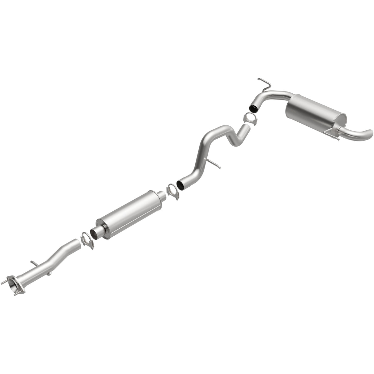 Fits 2006-2007 Hummer H3 Direct-Fit Replacement Exhaust System 106-0351 aluminized steel
