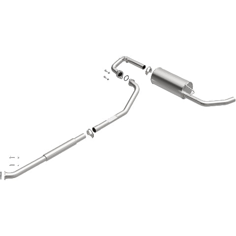 Fits 1998-2000 Toyota RAV4 2.0L Direct-Fit Replacement Exhaust System 106-0409 aluminized steel