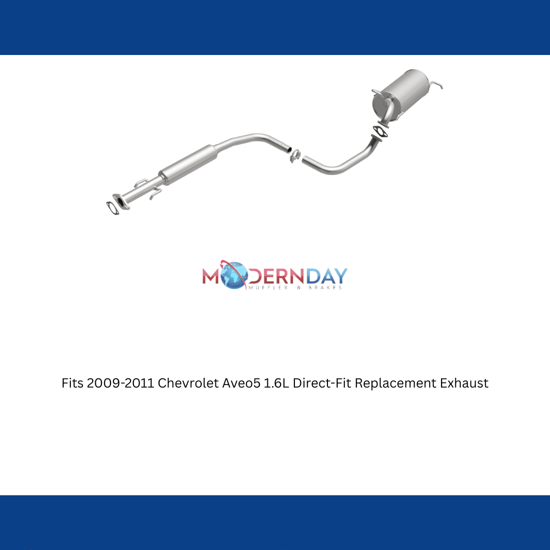 Fits 2009-2011 Chevy Aveo5 1.6L Direct-Fit Replacement Exhaust 106-0419 steel