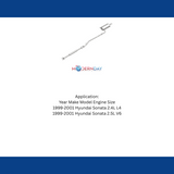 Fits 1999-2001 Hyundai Sonata Direct-Fit Replacement Exhaust System 106-0427