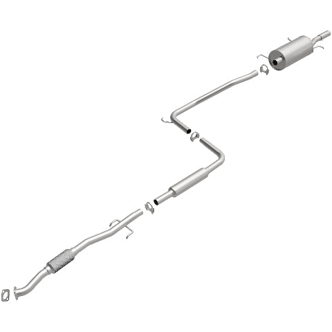 Fits 1997-1999 Mercury Tracer Direct-Fit Replacement Exhaust System 106-0468 steel